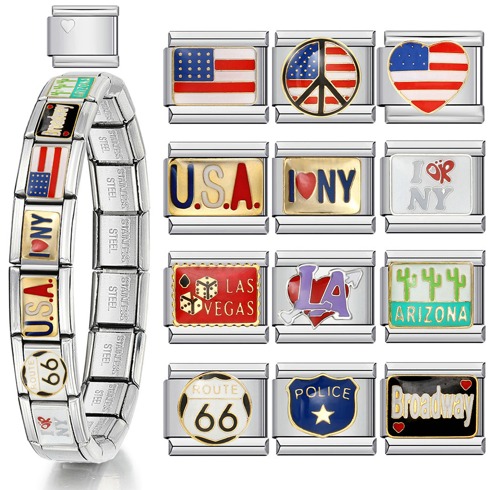 1pc Y2K Italian Charm Bracelet - Jewelry Making In La recension och pris