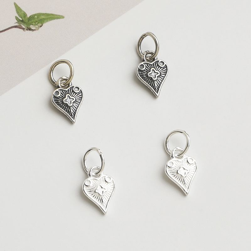 925 Silver Pendant Heart Charm - Jewelry Making In La recension och pris