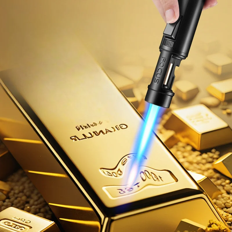 New Metal Windproof Blue Torch - Jewelry Making Torch recension och pris