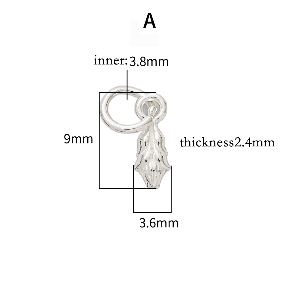 925 Silver Feather Leaf Branch - Jewelry Making In La recension och pris
