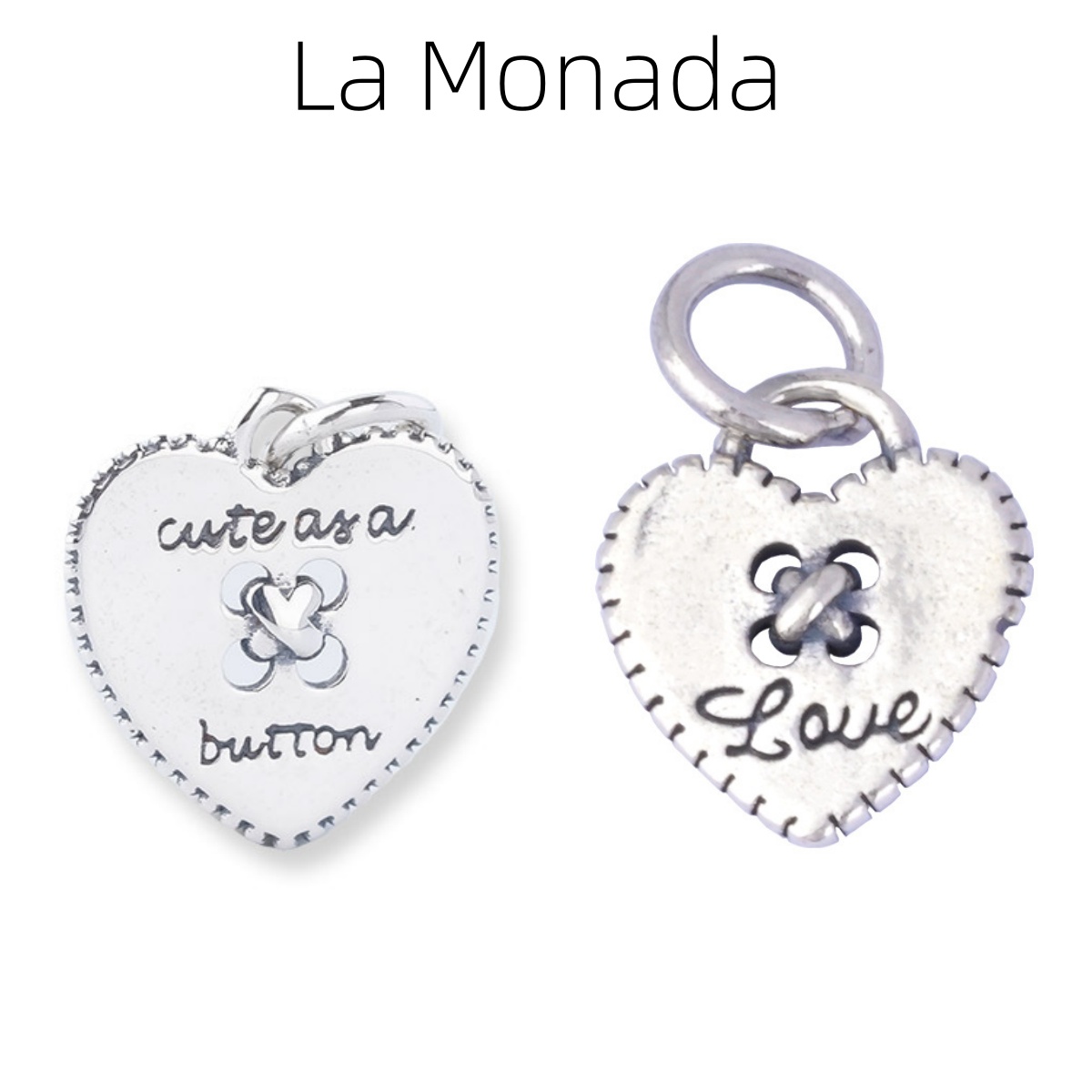 925 Sterling Silver Heart Butt - Jewelry Making In La recension och pris