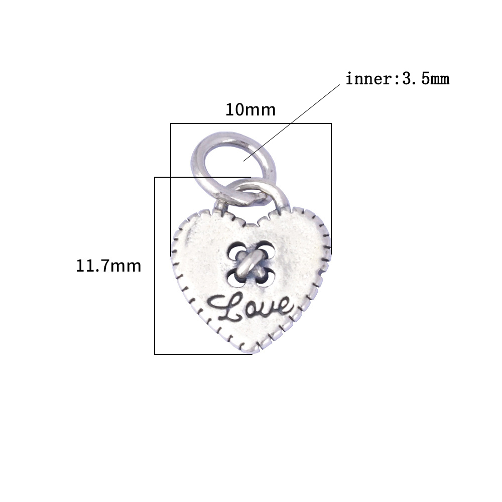 925 Sterling Silver Heart Butt - Jewelry Making In La recension och pris