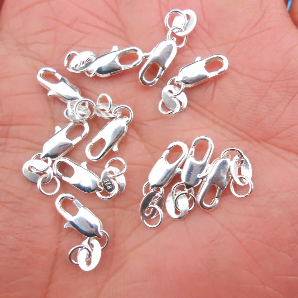 20PCS Silver Plated Universal  - Lobster Clasp Silver recension och pris
