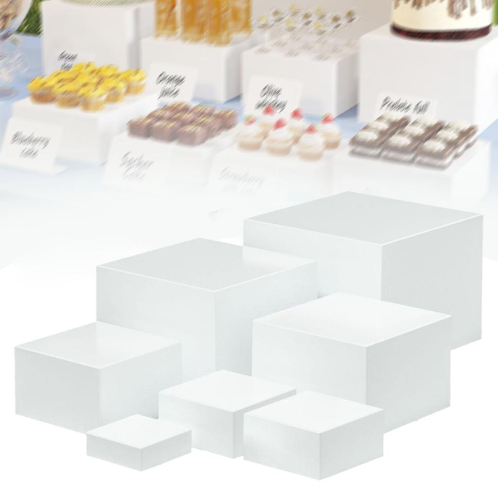 7 Pieces Acrylic Cube Display  - Jewelry Making Board recension och pris