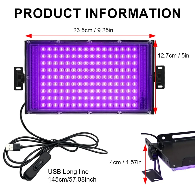 Ultra Bright LED UV Curing Lam - Jewelry Making Dc recension och pris