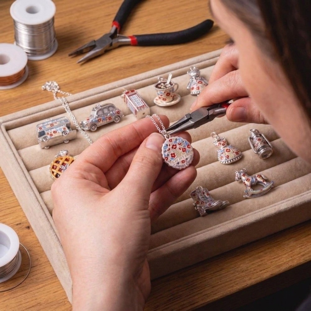 Stainless Steel Cartoon Pendan - Jewelry Making London recension och pris